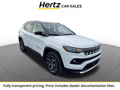 Bright White Clearcoat 2025 Jeep Compass Limited