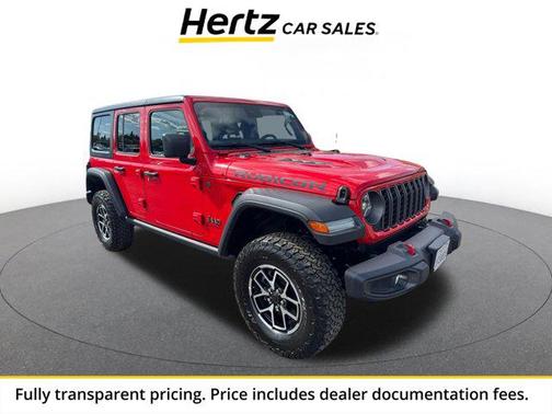 Firecracker Red Clearcoat 2025 Jeep Wrangler Rubicon