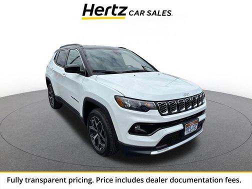 Bright White Clearcoat 2025 Jeep Compass Limited