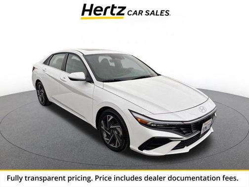 Serenity White 2025 Hyundai ELANTRA SEL
