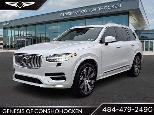 White 2024 Volvo XC90 B5 Plus Bright Theme