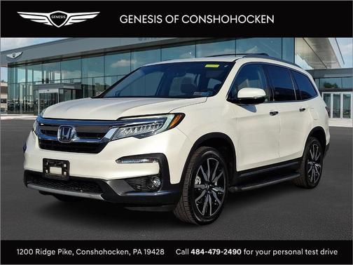 White 2019 Honda Pilot Touring 7-Passenger
