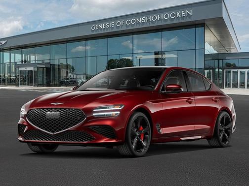 Red 2026 Genesis G70 3.3T Sport Prestige