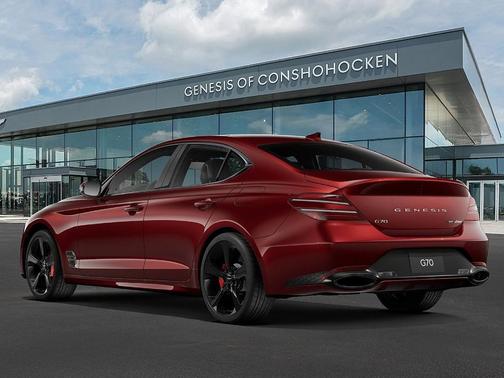 Red 2026 Genesis G70 3.3T Sport Prestige