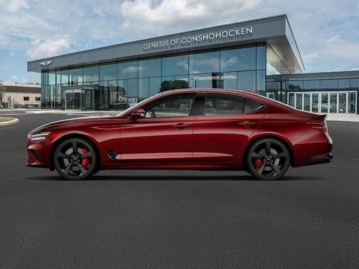 Red 2026 Genesis G70 3.3T Sport Prestige