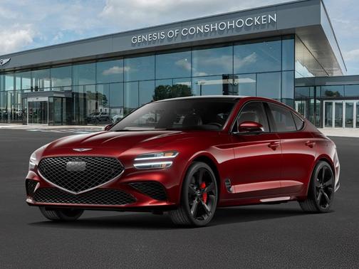 Red 2026 Genesis G70 3.3T Sport Prestige