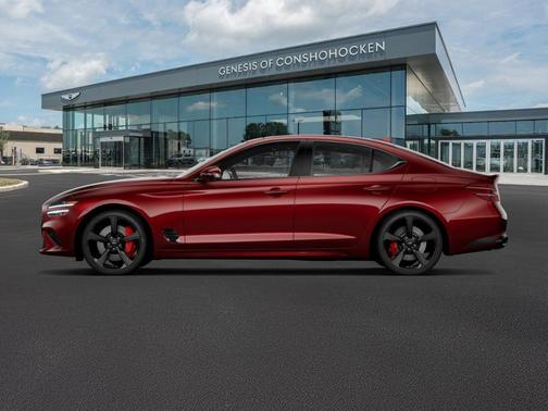 Red 2026 Genesis G70 3.3T Sport Prestige