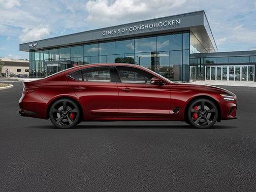 Red 2026 Genesis G70 3.3T Sport Prestige
