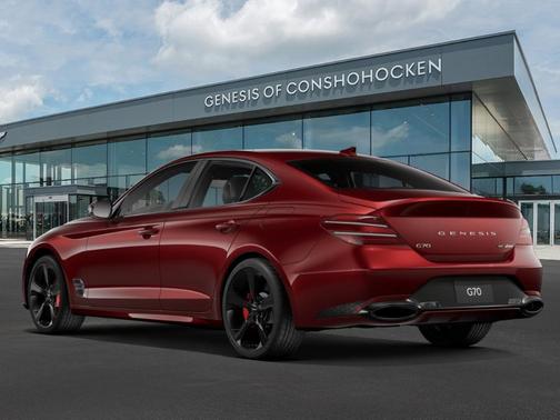 Red 2026 Genesis G70 3.3T Sport Prestige