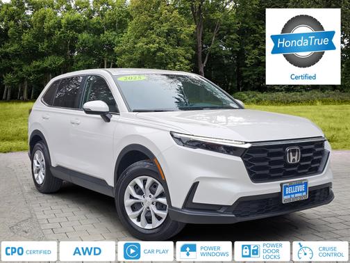 Platinum White Pearl 2025 Honda CR-V LX