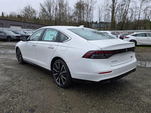 Platinum White Pearl 2025 Honda Accord Hybrid Touring