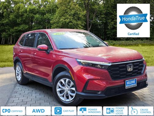 Radiant Red Metallic 2025 Honda CR-V LX