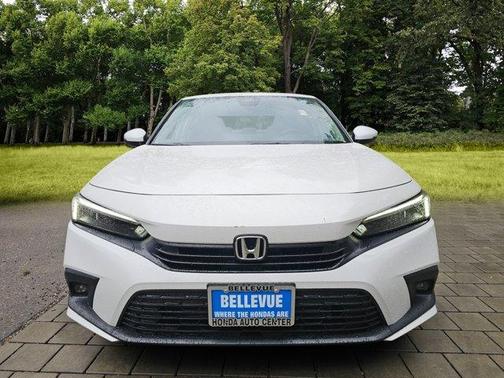 Platinum White Pearl 2024 Honda Civic Touring