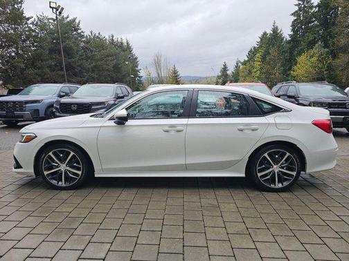 Platinum White Pearl 2024 Honda Civic Touring