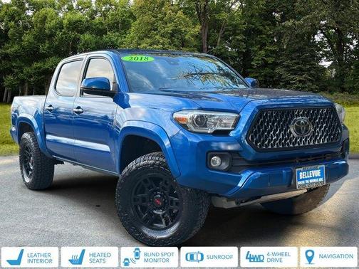 Blazing Blue Pearl 2018 Toyota Tacoma Limited