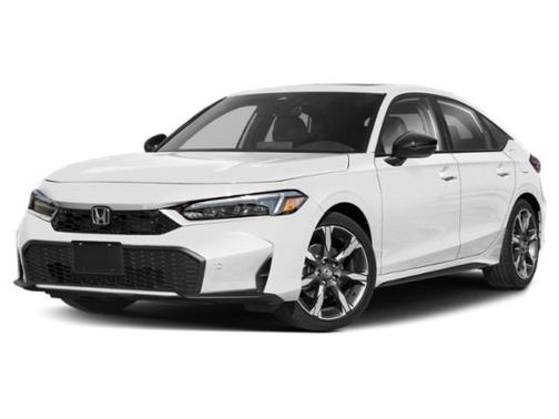 Platinum White Pearl 2026 Honda Civic Hybrid Sport Touring