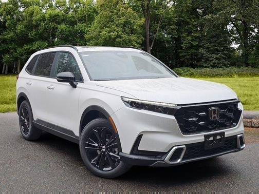 Platinum White Pearl 2026 Honda CR-V Hybrid Sport Touring