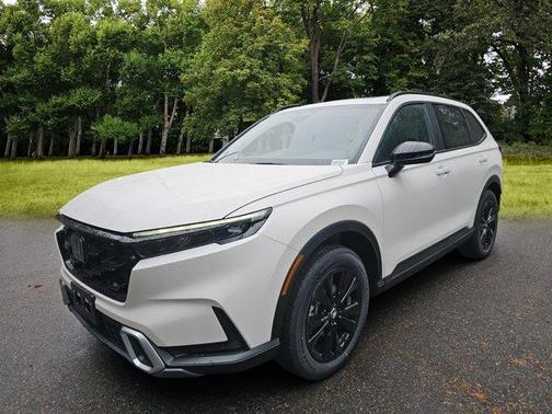 Platinum White Pearl 2026 Honda CR-V Hybrid Sport Touring
