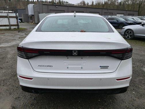 Platinum White Pearl 2025 Honda Accord Hybrid Touring