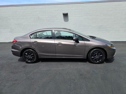 Modern Steel Metallic 2014 Honda Civic LX