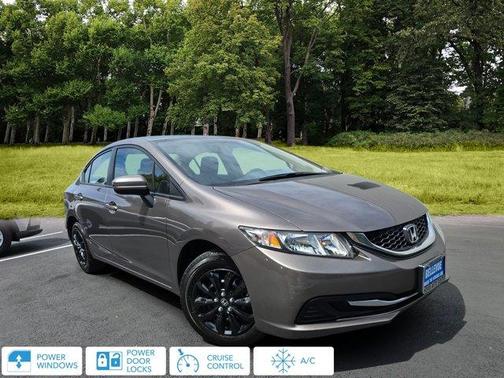Modern Steel Metallic 2014 Honda Civic LX