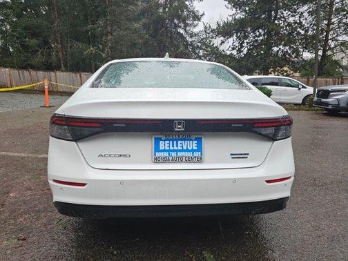 Platinum White Pearl 2024 Honda Accord Hybrid Touring