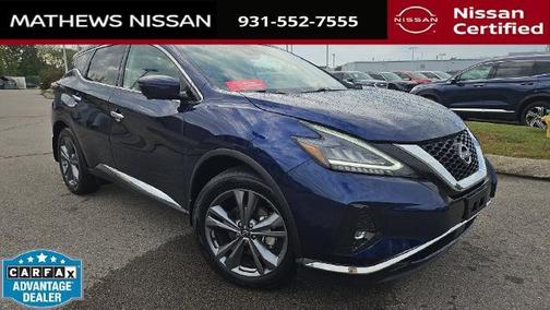 Deep Ocean Blue 2024 Nissan Murano Platinum