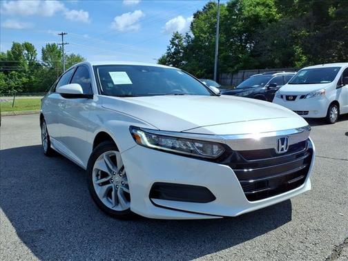 White 2019 Honda Accord LX