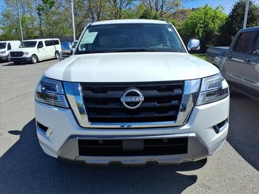 Aspen White 2021 Nissan Armada Platinum