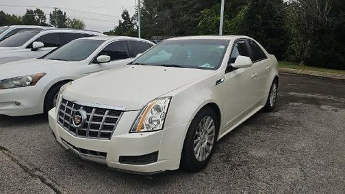 White Diamond Clearcoat 2013 Cadillac CTS Luxury
