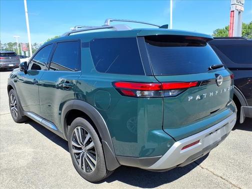 Obsidian Green 2024 Nissan Pathfinder Platinum
