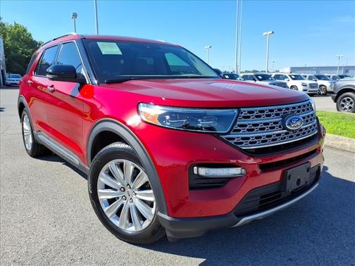 Red Metallic 2020 Ford Explorer Limited