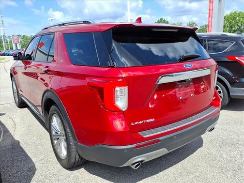 Red Metallic 2020 Ford Explorer Limited