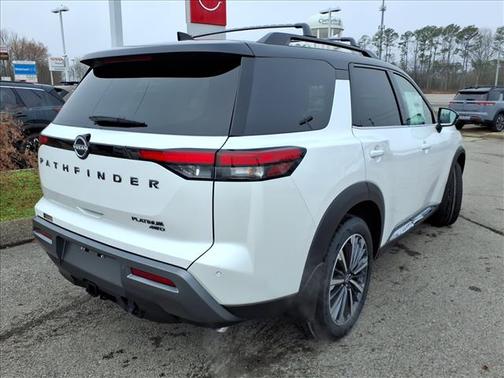 White / Black 2026 Nissan Pathfinder Platinum