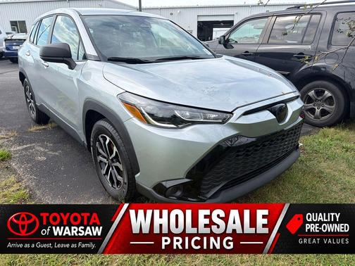 Sonic Silver 2025 Toyota Corolla Cross Hybrid S