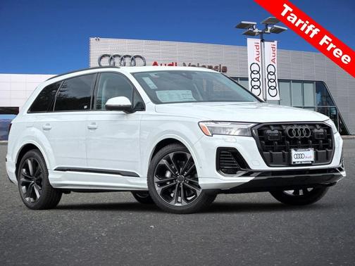 Glacier White 2026 Audi Q7 55 Premium Plus