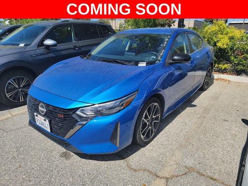 Blue 2025 Nissan Sentra SR