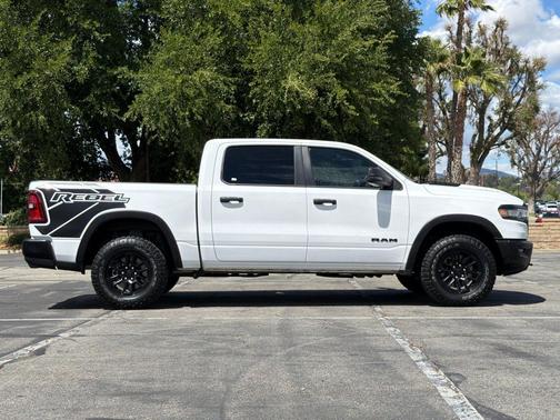 Bright White Clearcoat 2025 RAM 1500 Rebel