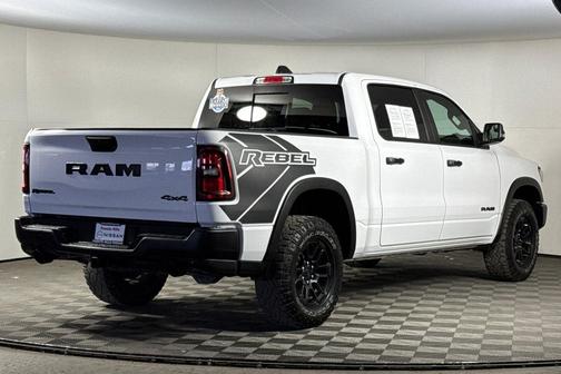 Bright White Clearcoat 2025 RAM 1500 Rebel