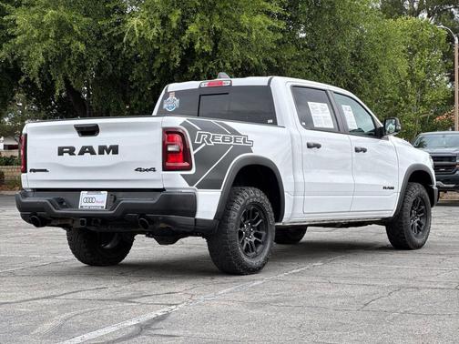 Bright White Clearcoat 2025 RAM 1500 Rebel