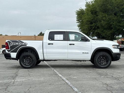 Bright White Clearcoat 2025 RAM 1500 Rebel