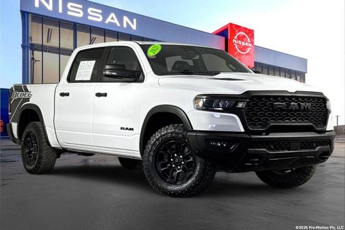 Bright White Clearcoat 2025 RAM 1500 Rebel