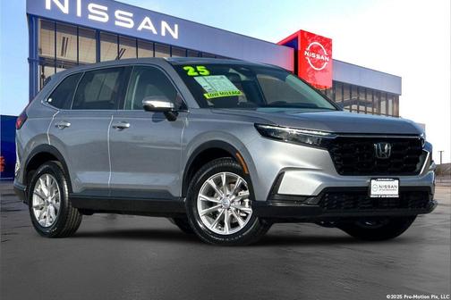 Solar Silver Metallic 2025 Honda CR-V EX AWD