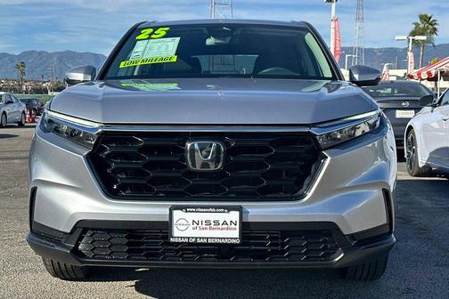Solar Silver Metallic 2025 Honda CR-V EX AWD