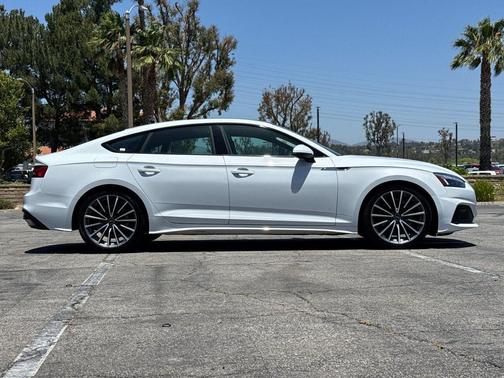 Glacier White Metallic 2023 Audi A5 Sportback Premium Plus