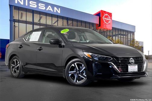 Super Black 2025 Nissan Sentra SV