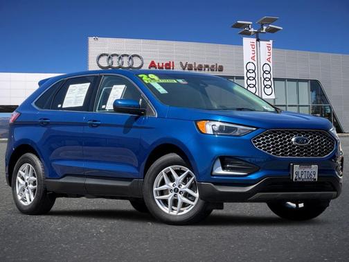 Blue Metallic 2024 Ford Edge SEL