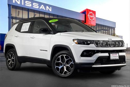 Bright White Clearcoat 2025 Jeep Compass Limited