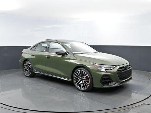 district green metallic 2026 Audi S3 TFSI quattro S tronic