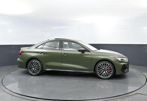 district green metallic 2026 Audi S3 TFSI quattro S tronic